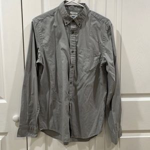 Gray Old Navy Button-Up